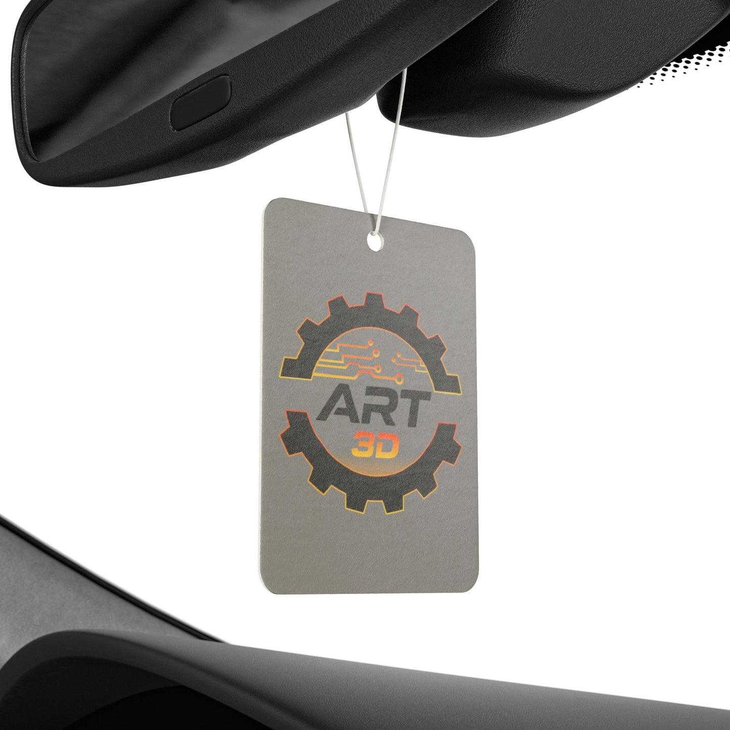Black Gear Stacked - Car Air Freshener