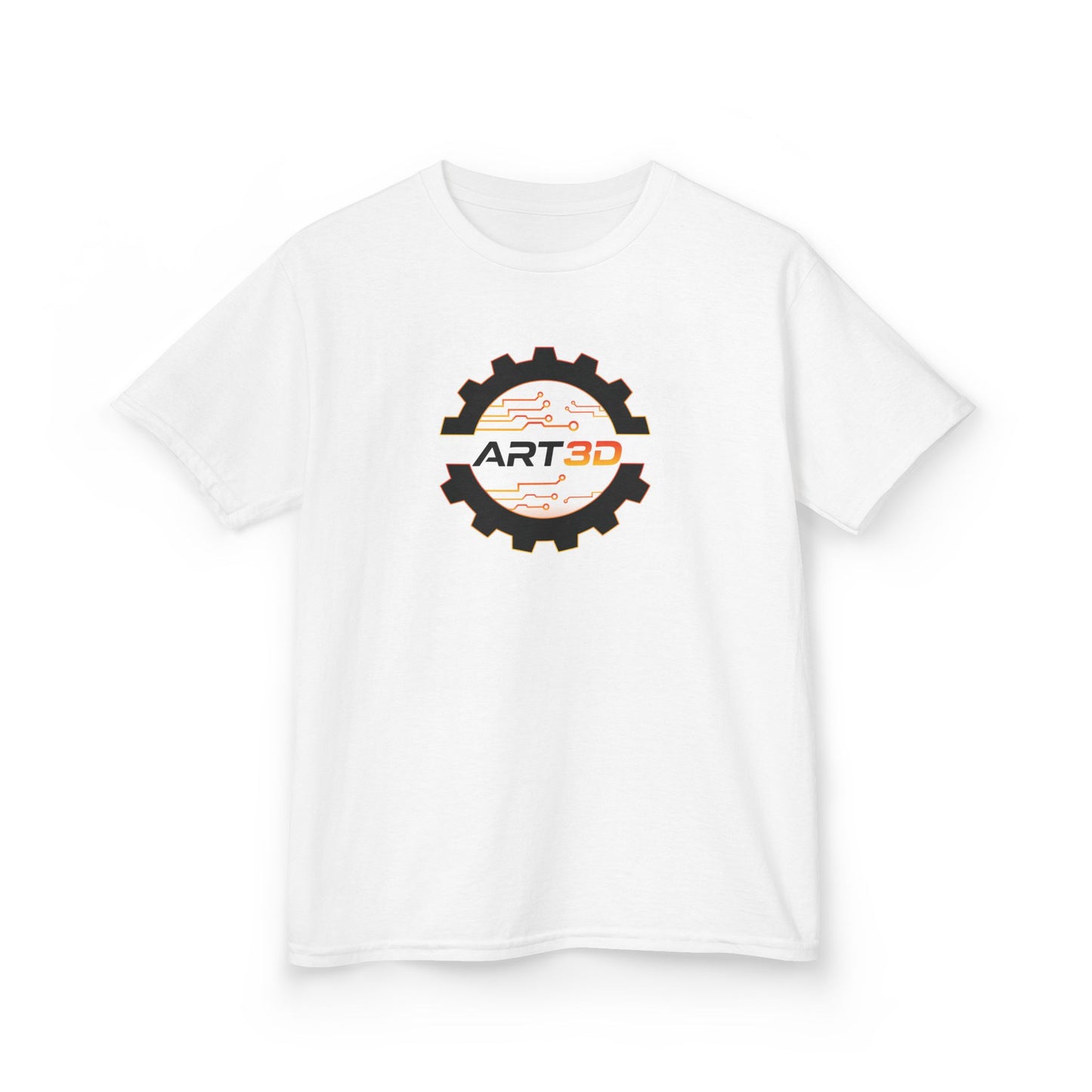 ART3D Black Gear Kids T-Shirt