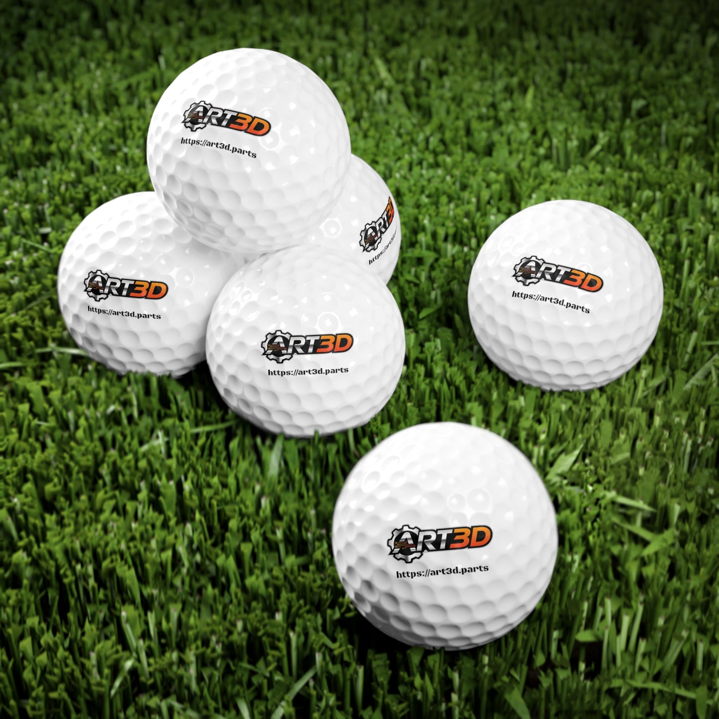 Polished - Golf Balls, 6pcs