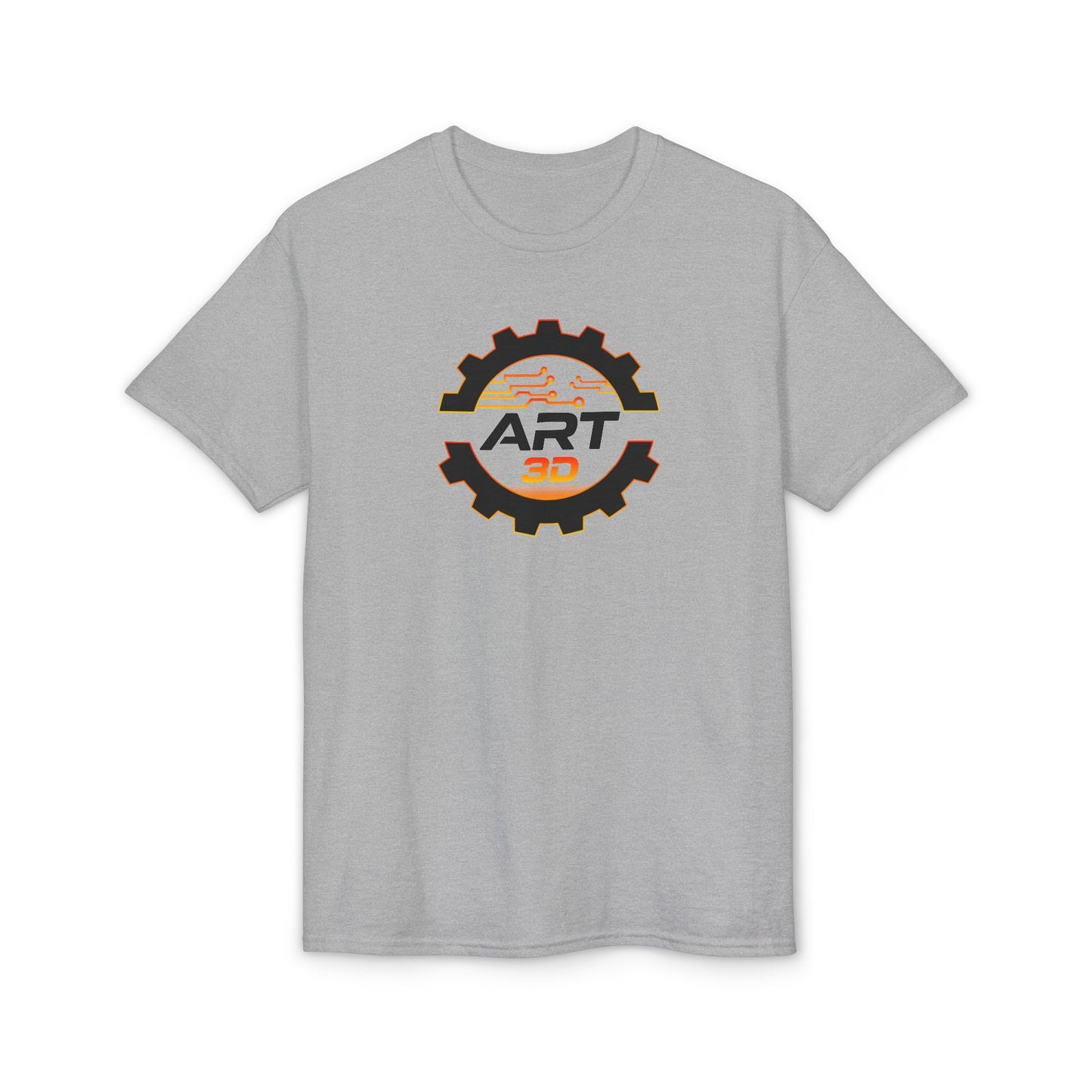 Black Gear Stacked - Tech T-Shirt
