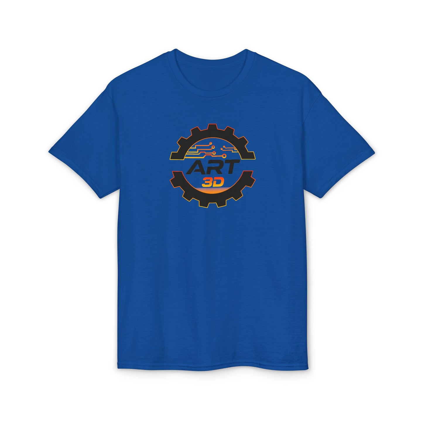 Black Gear Stacked - Tech T-Shirt