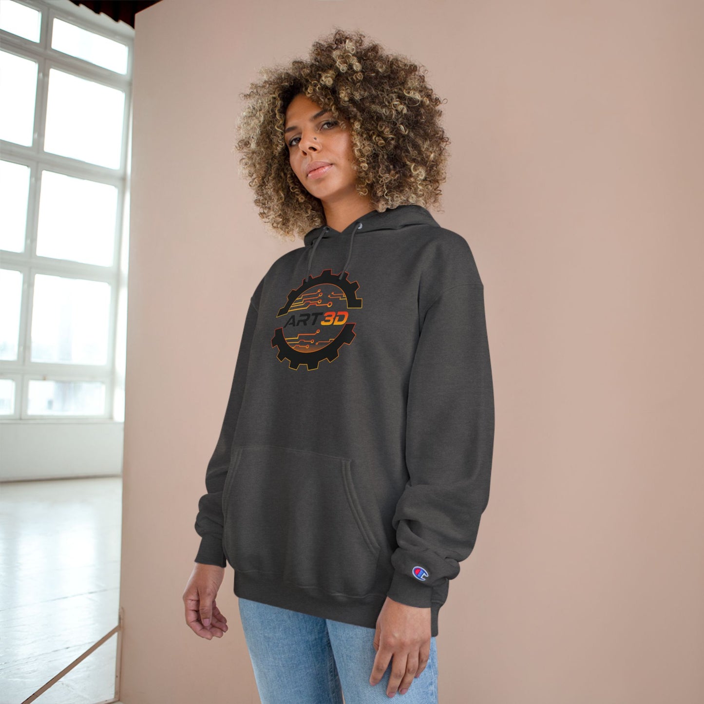 Black Gear - Champion Hoodie