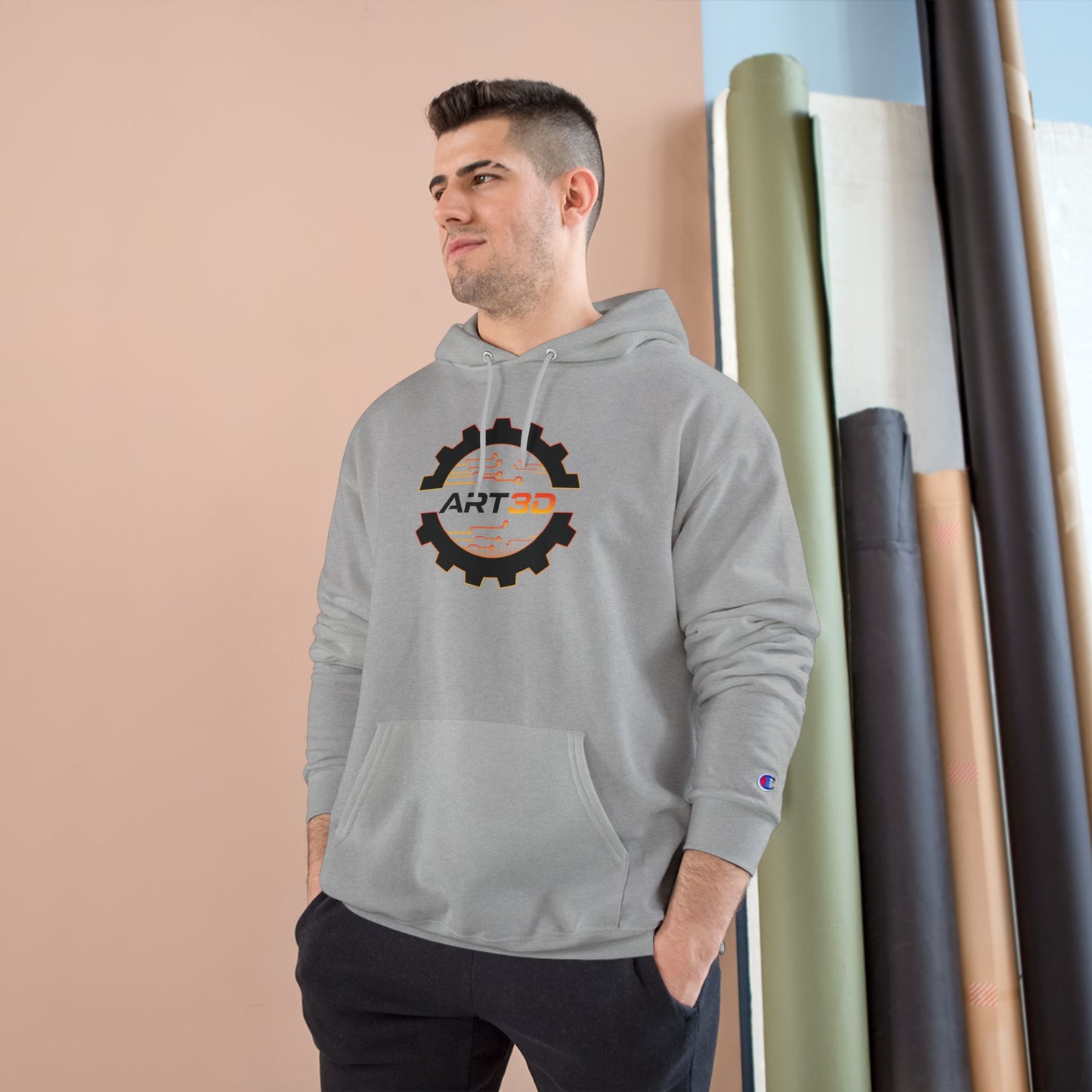Black Gear - Champion Hoodie