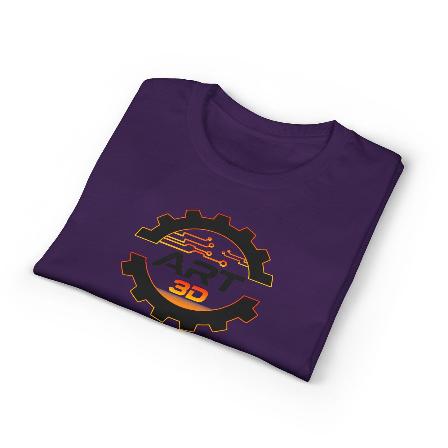 Black Gear Stacked - Tech T-Shirt