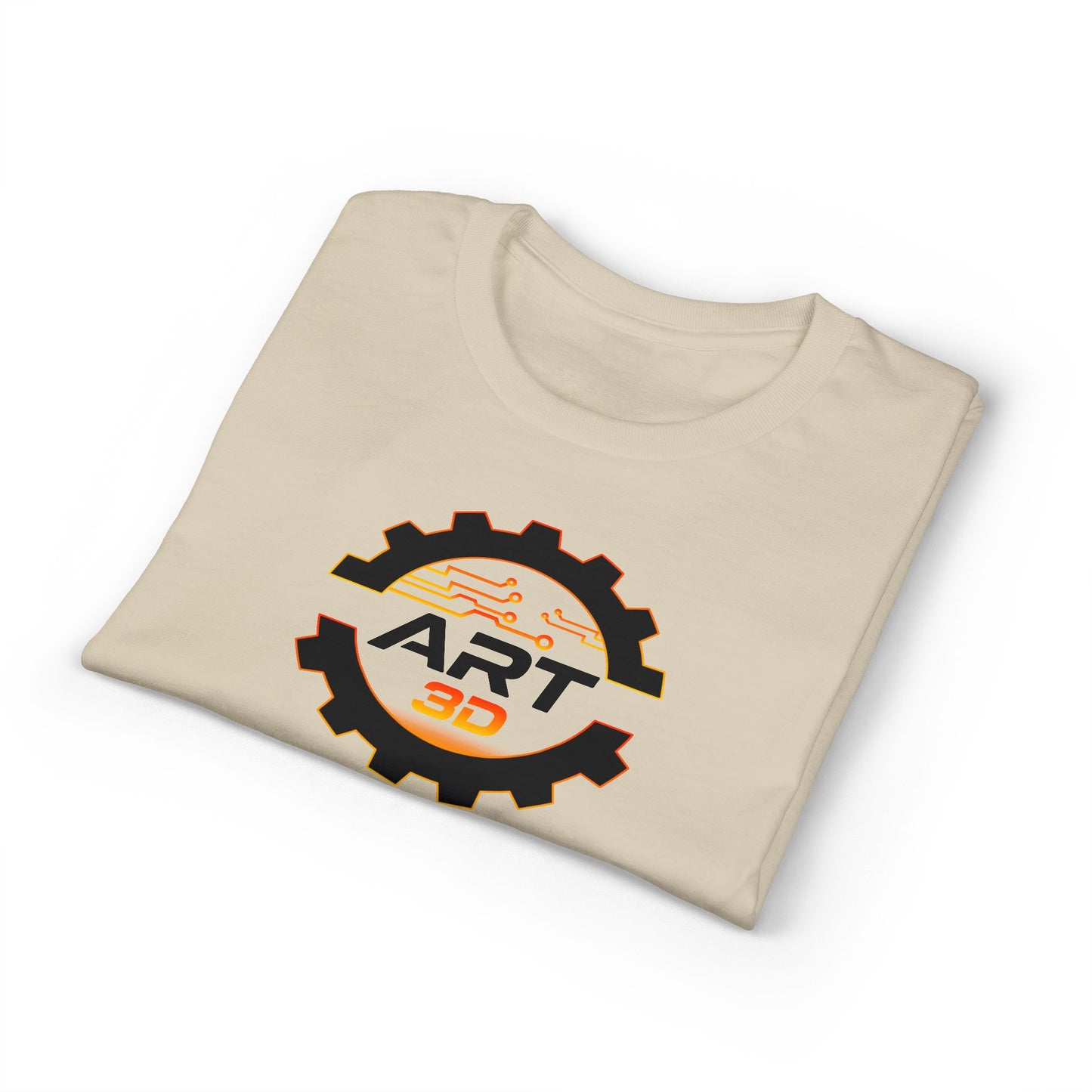 Black Gear Stacked - Tech T-Shirt