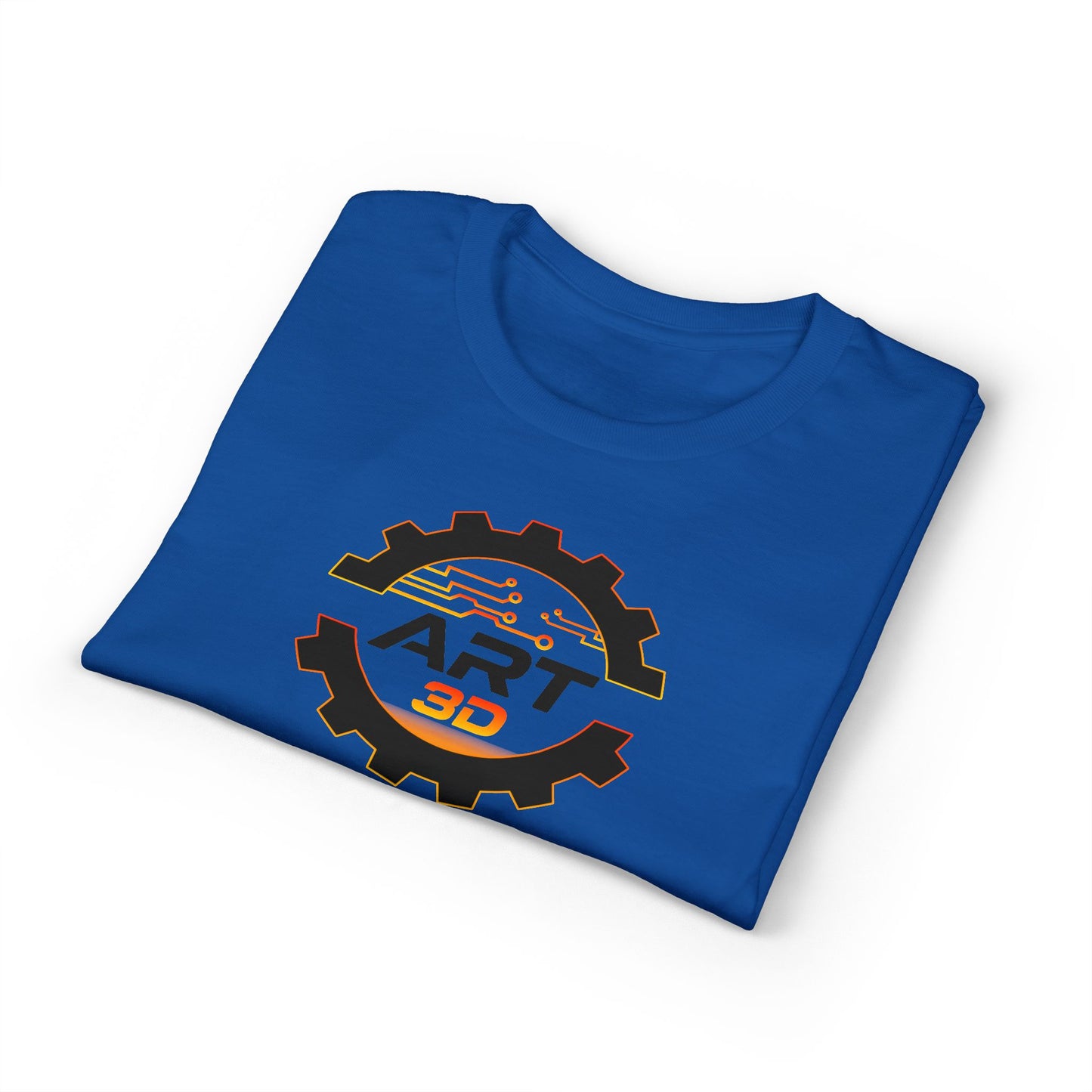 Black Gear Stacked - Tech T-Shirt