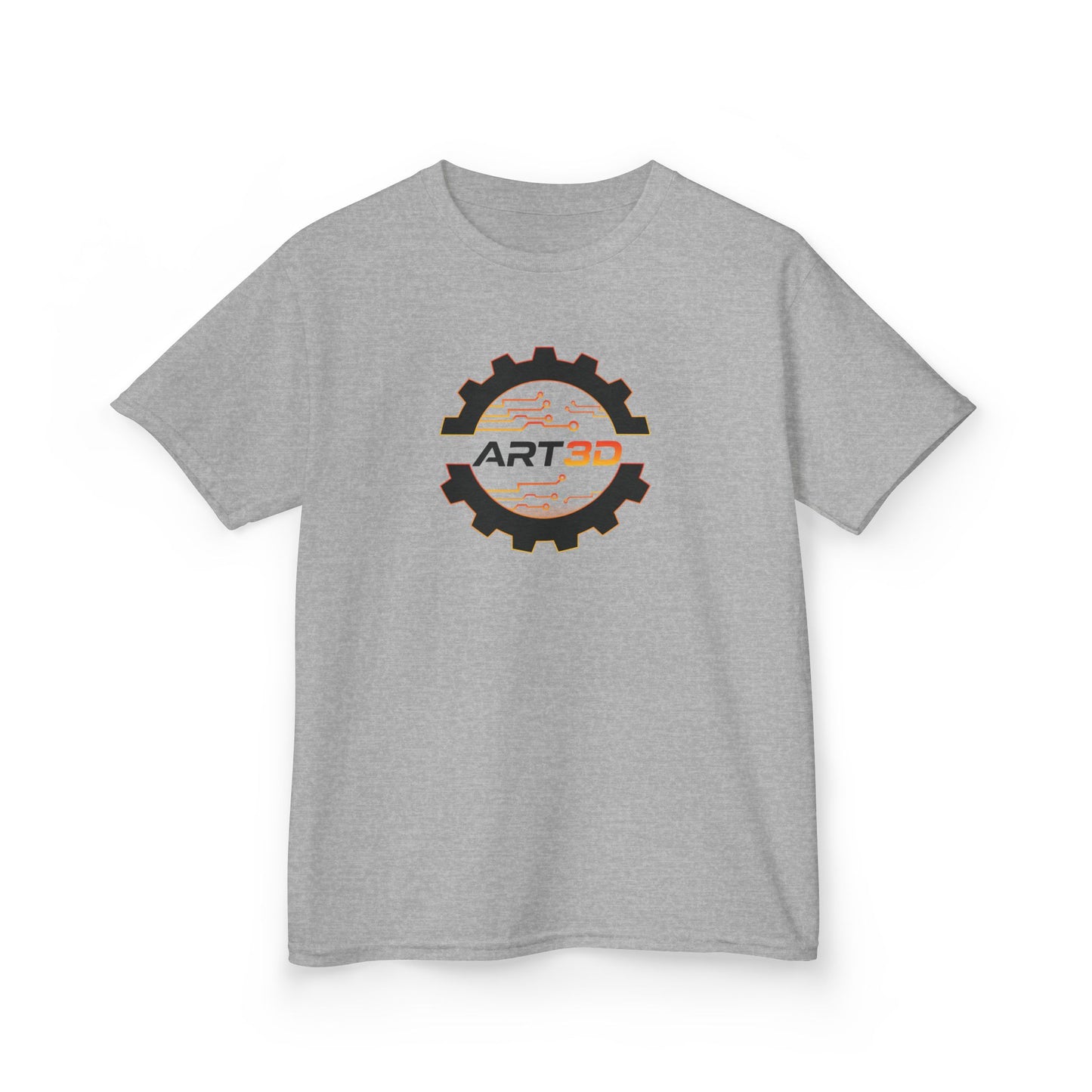 ART3D Black Gear Kids T-Shirt