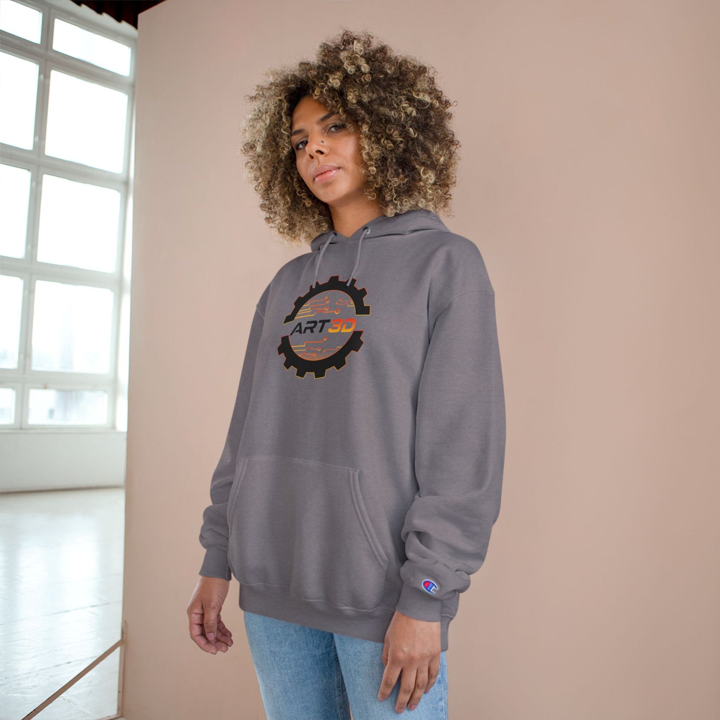 Black Gear - Champion Hoodie