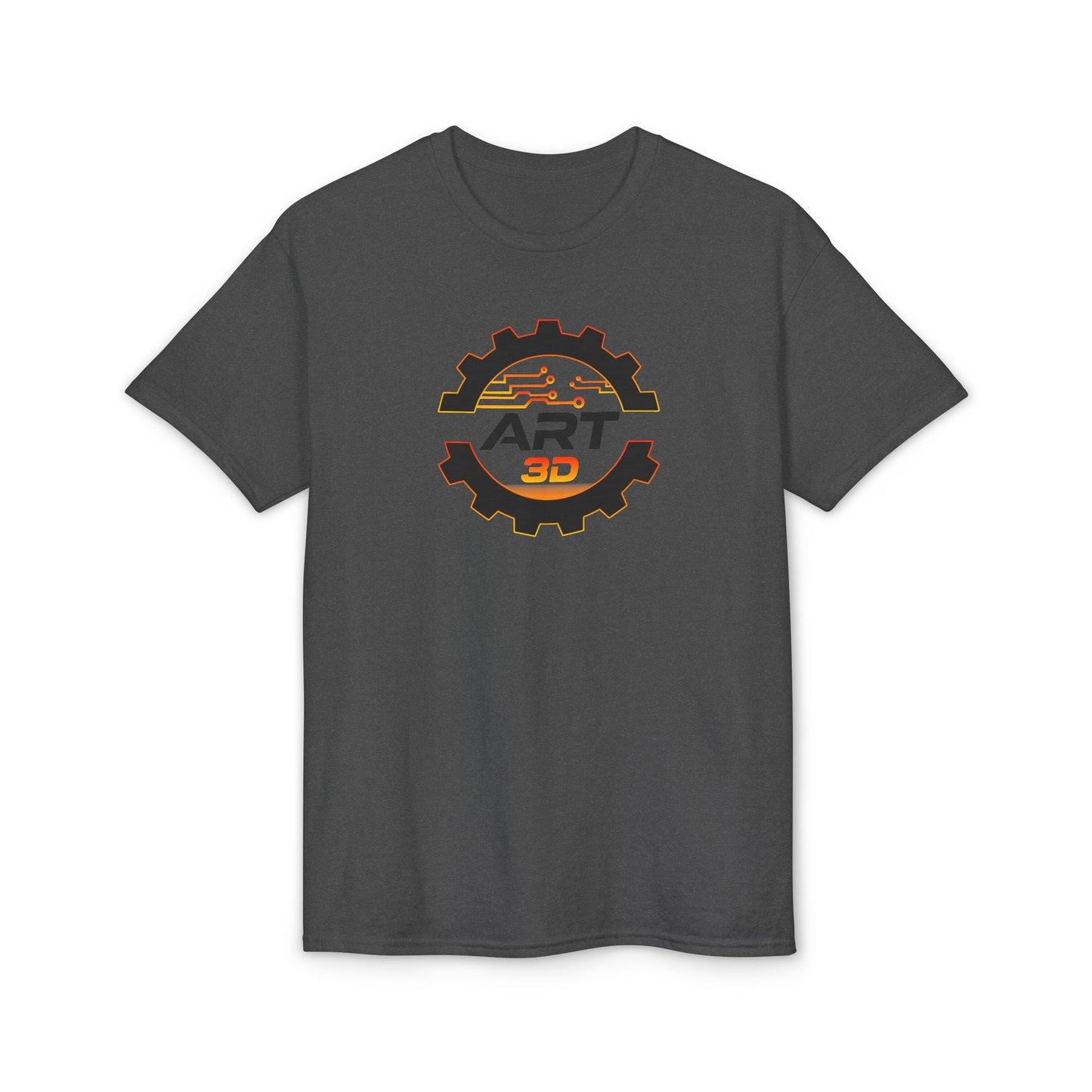 Black Gear Stacked - Tech T-Shirt