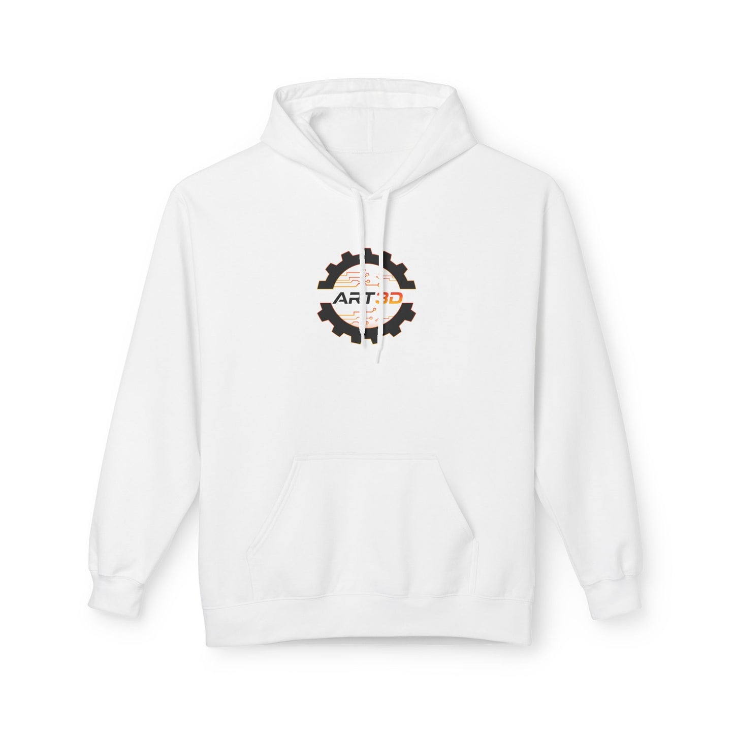 ART3D Black Gear Hoodie