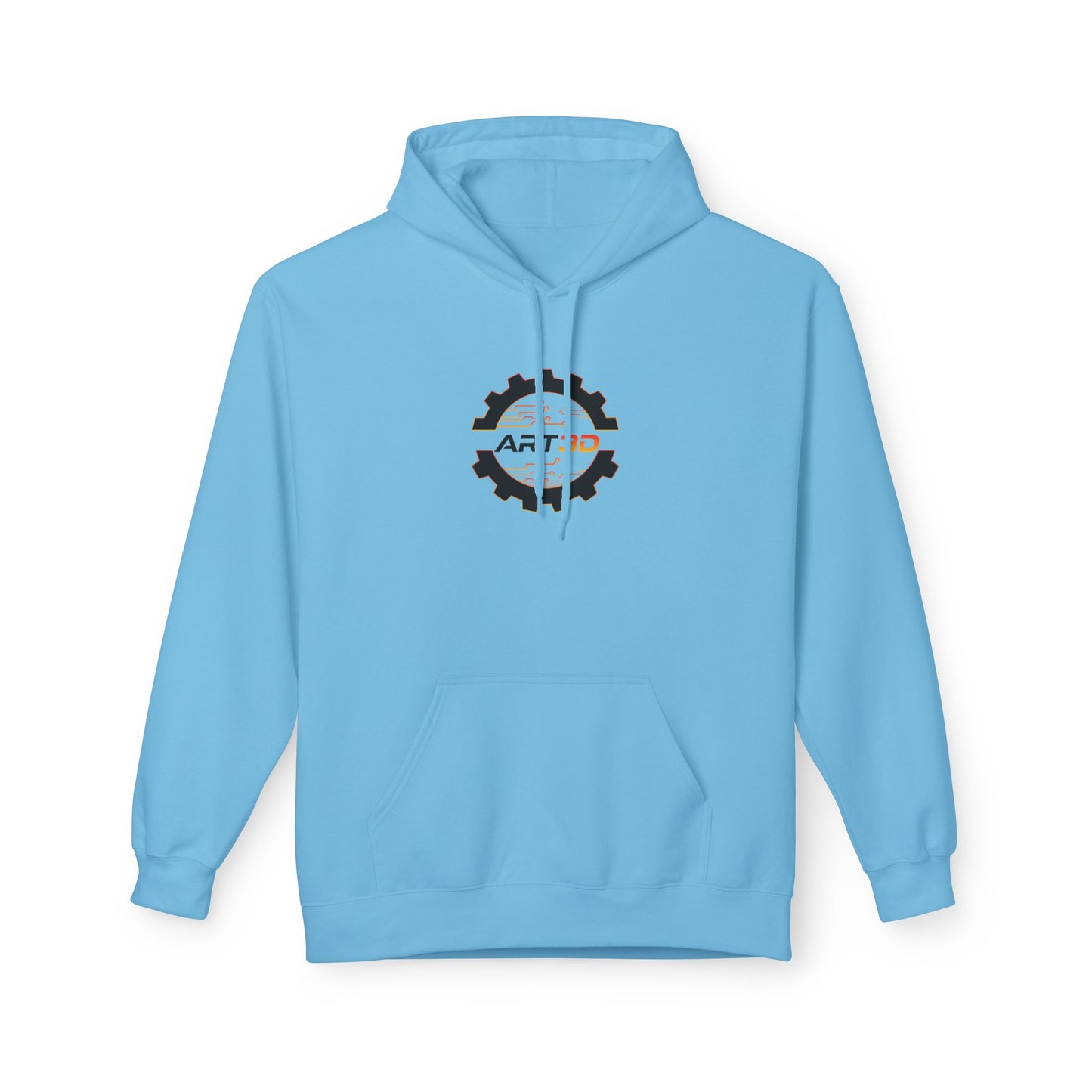 ART3D Black Gear Hoodie