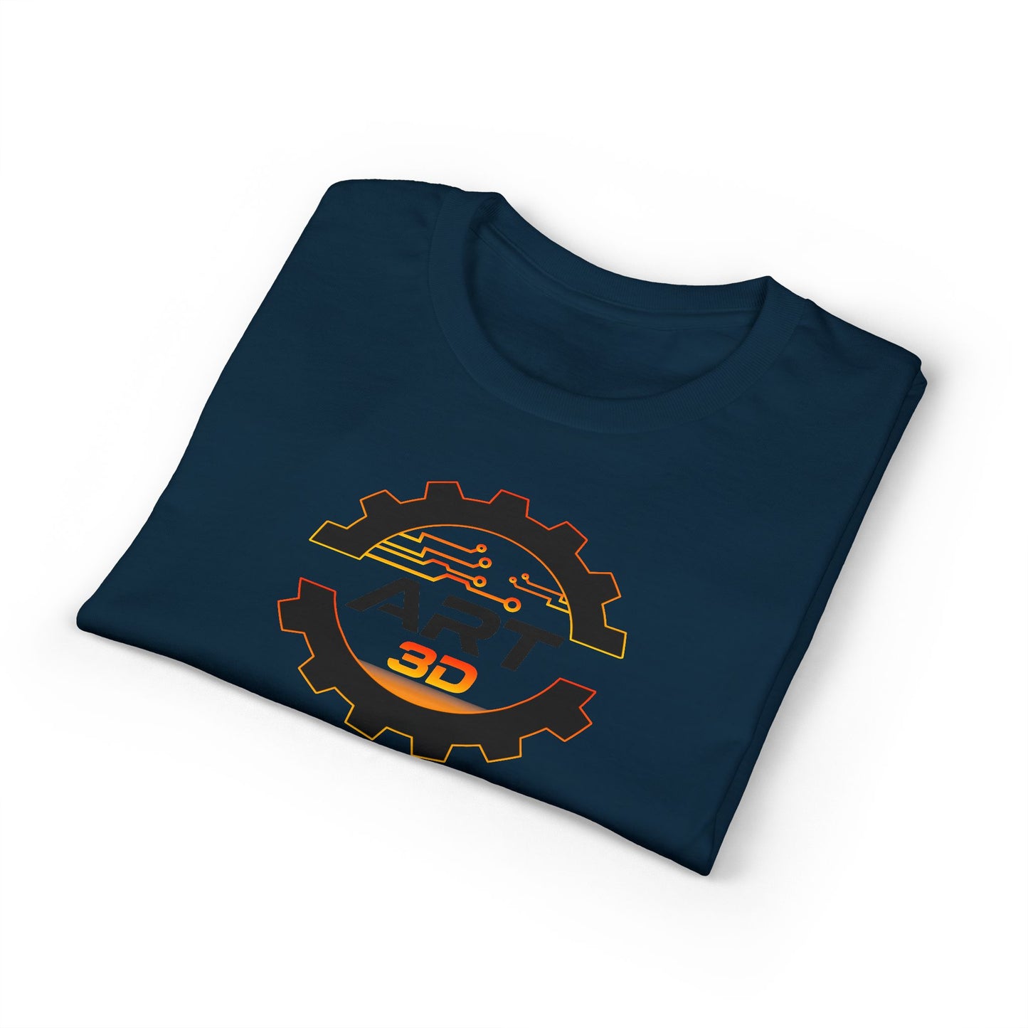 Black Gear Stacked - Tech T-Shirt