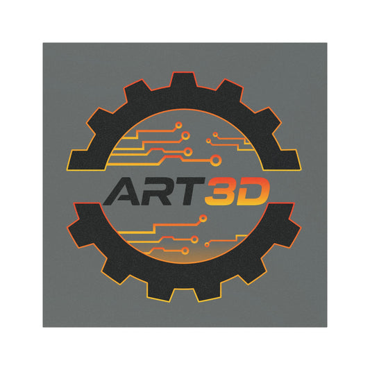 ART3D Black Gear Car Magnet