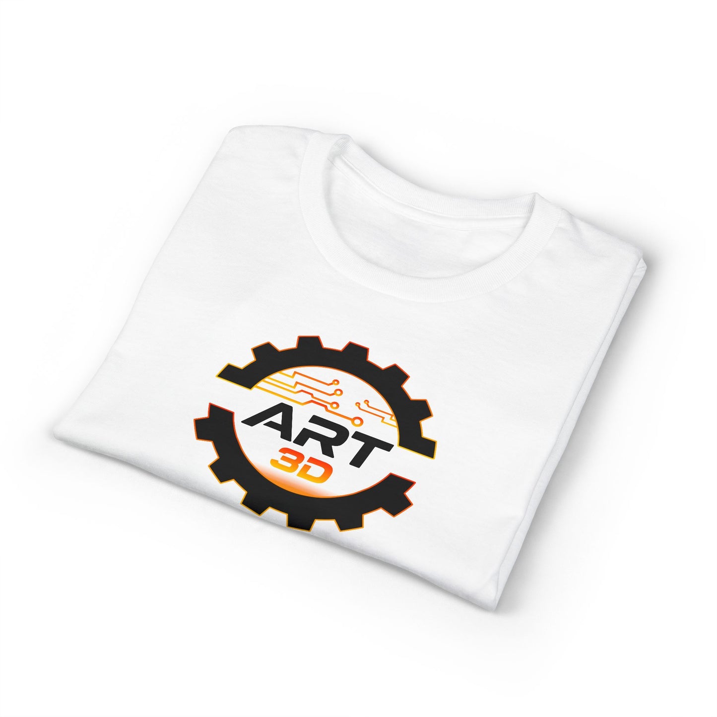 Black Gear Stacked - Tech T-Shirt