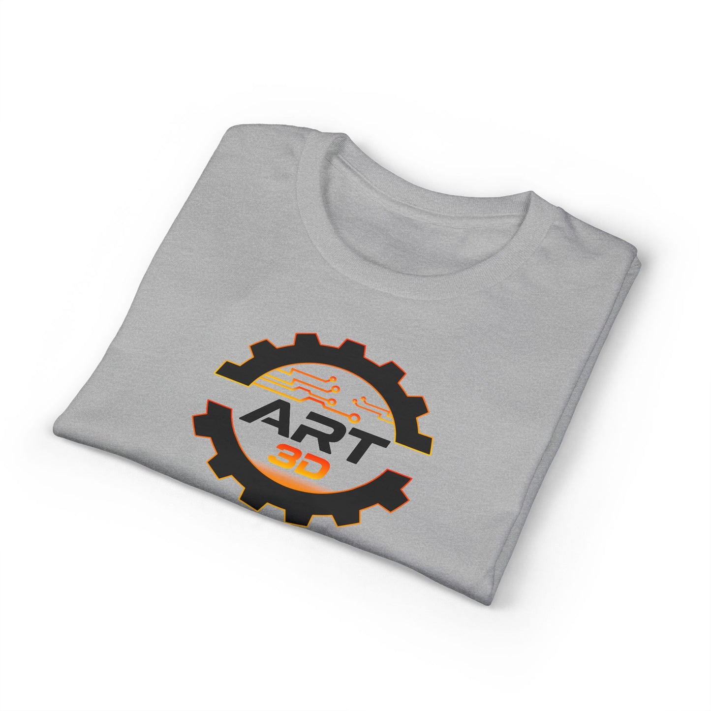 Black Gear Stacked - Tech T-Shirt