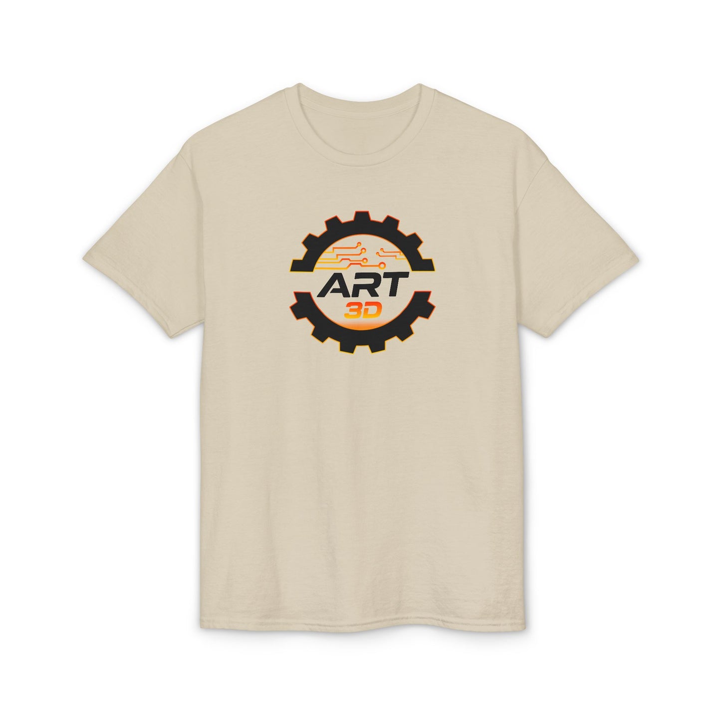 Black Gear Stacked - Tech T-Shirt
