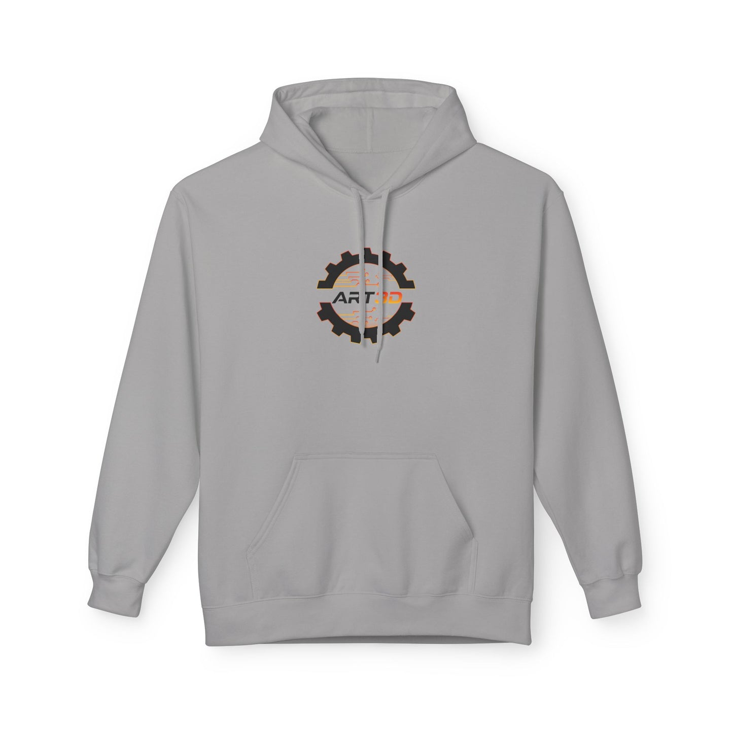 ART3D Black Gear Hoodie