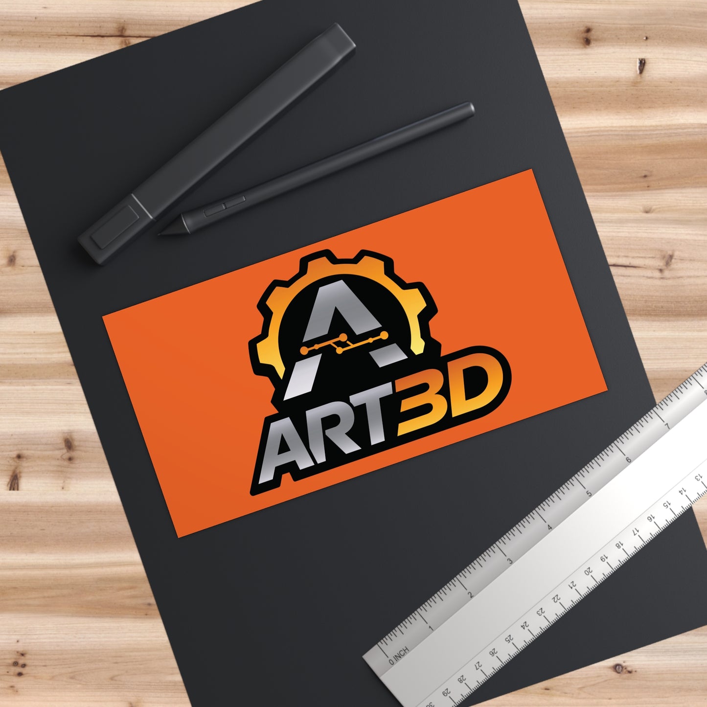 ART3D Gear Bumper Sticker