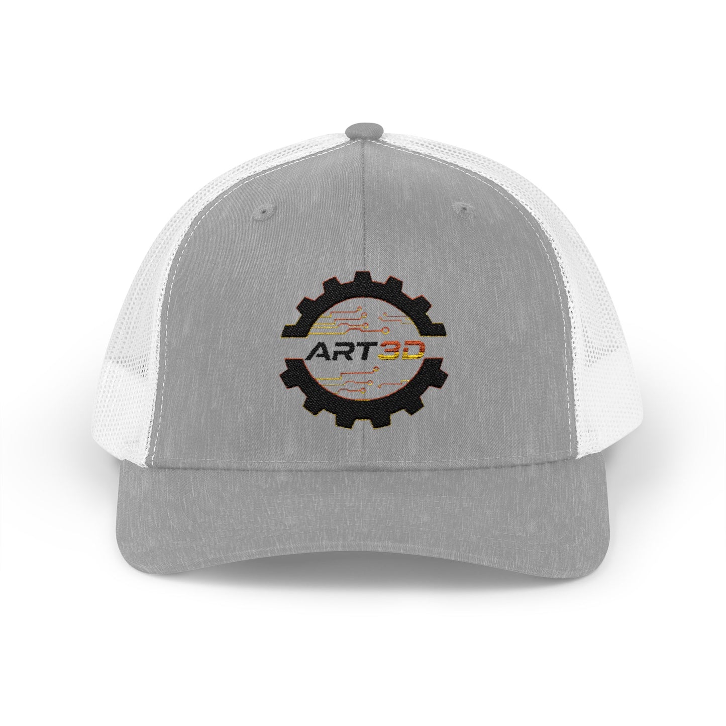 ART3D Black Gear Trucker Cap