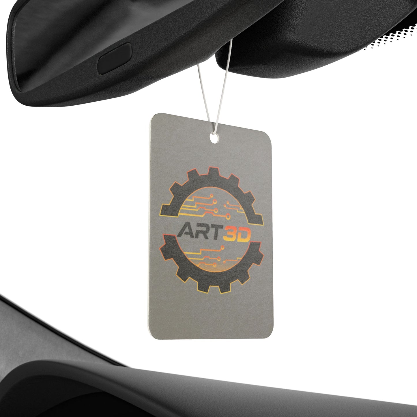 ART3D Black Gear Car Air Freshener