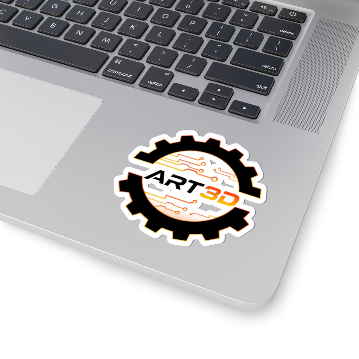 Black Gear - Kiss-Cut Stickers
