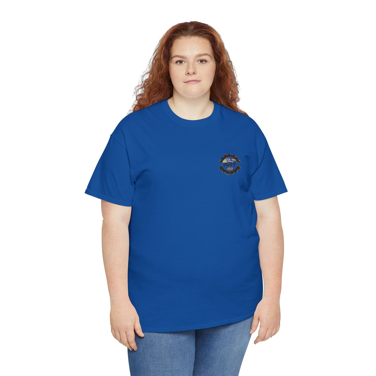 Black Gear Stacked - Vintage T‑Shirt