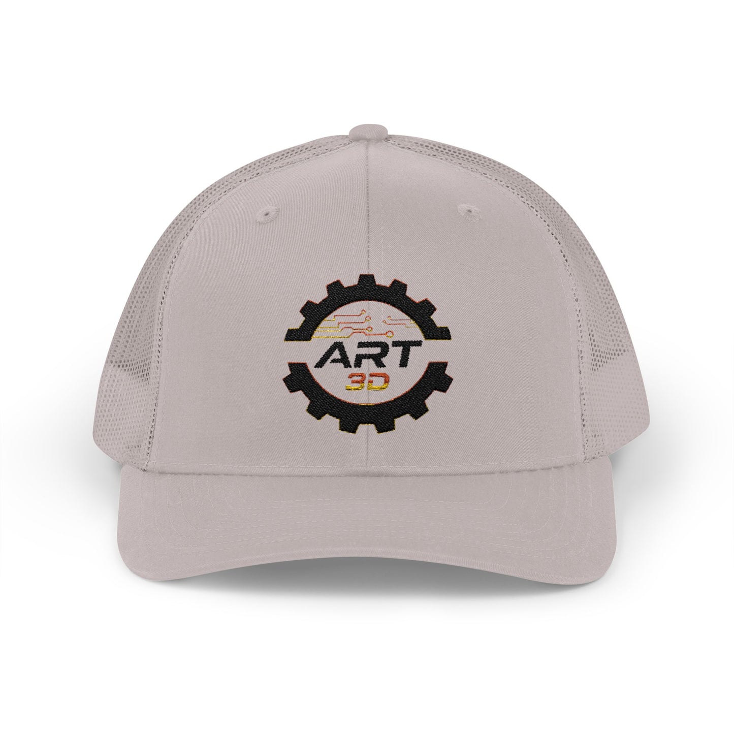 Black Gear Stacked - Trucker Cap
