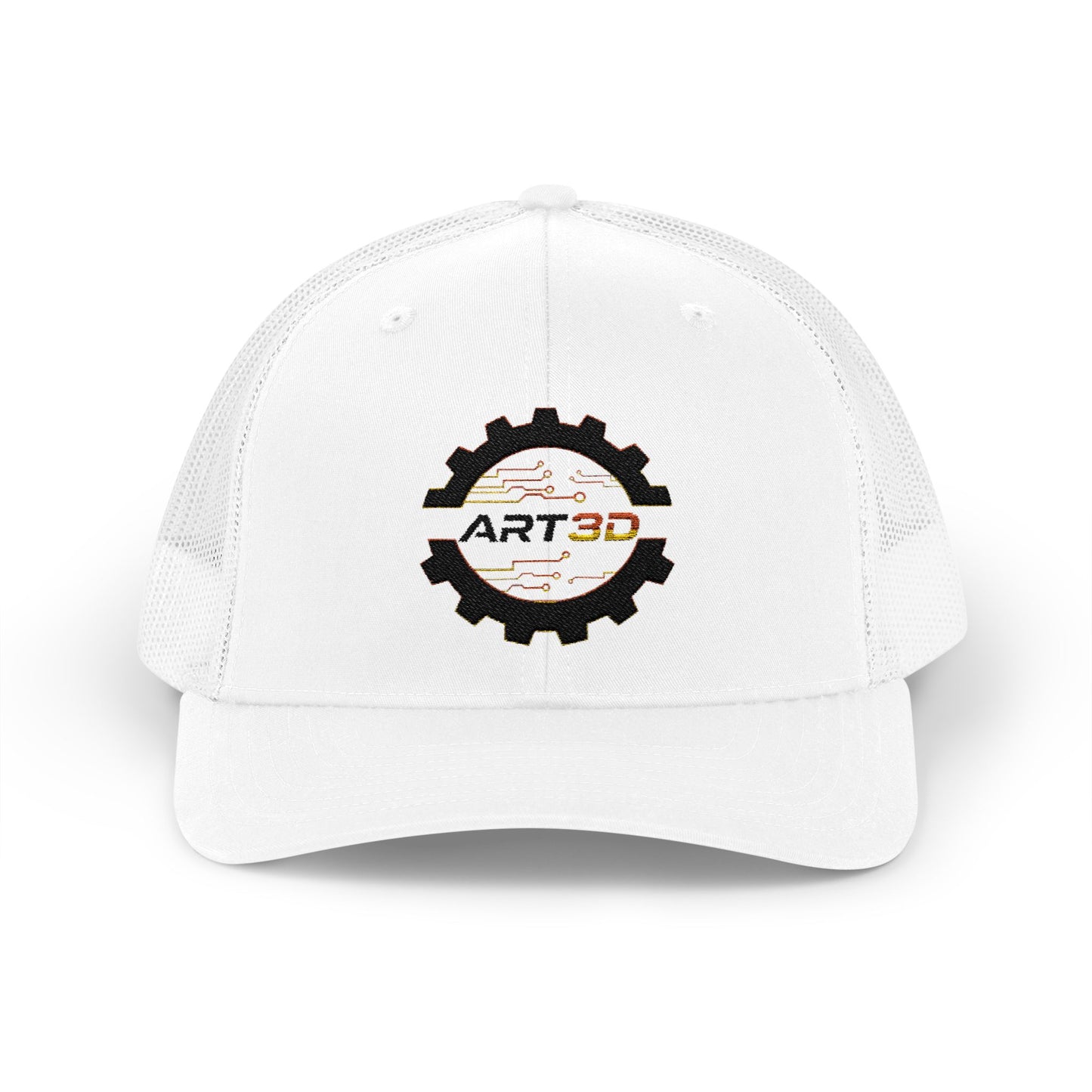 ART3D Black Gear Trucker Cap