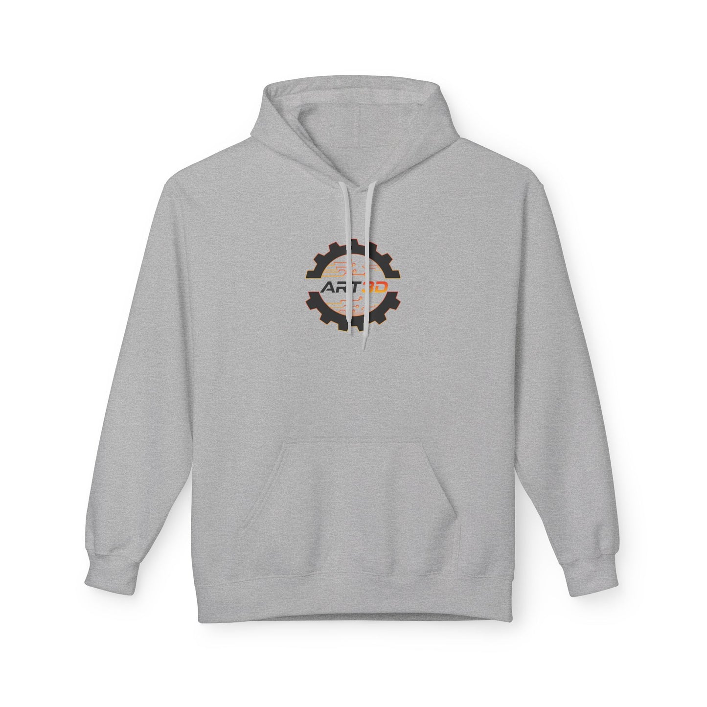 ART3D Black Gear Hoodie