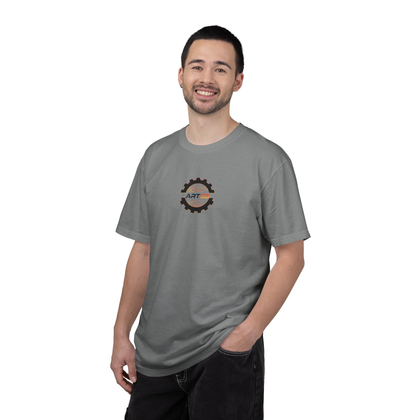 ART3D Black Gear T-Shirt