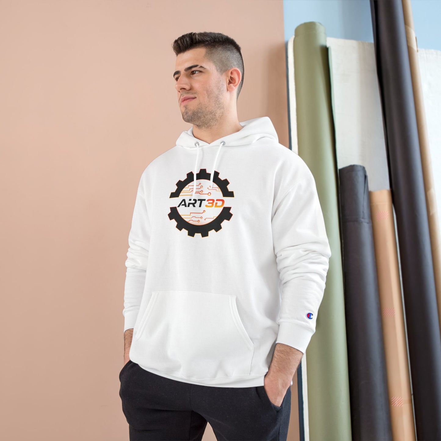 Black Gear - Champion Hoodie