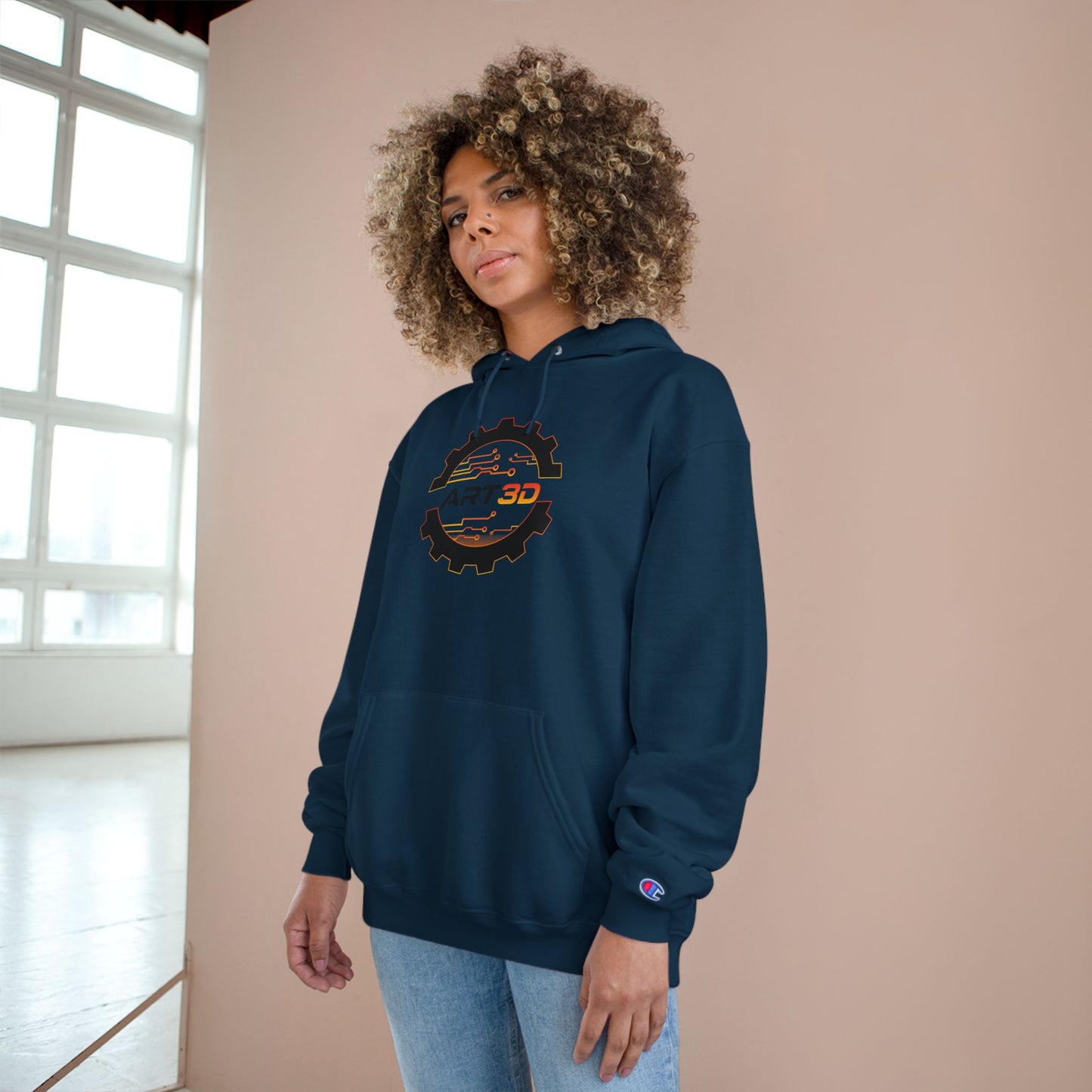 Black Gear - Champion Hoodie