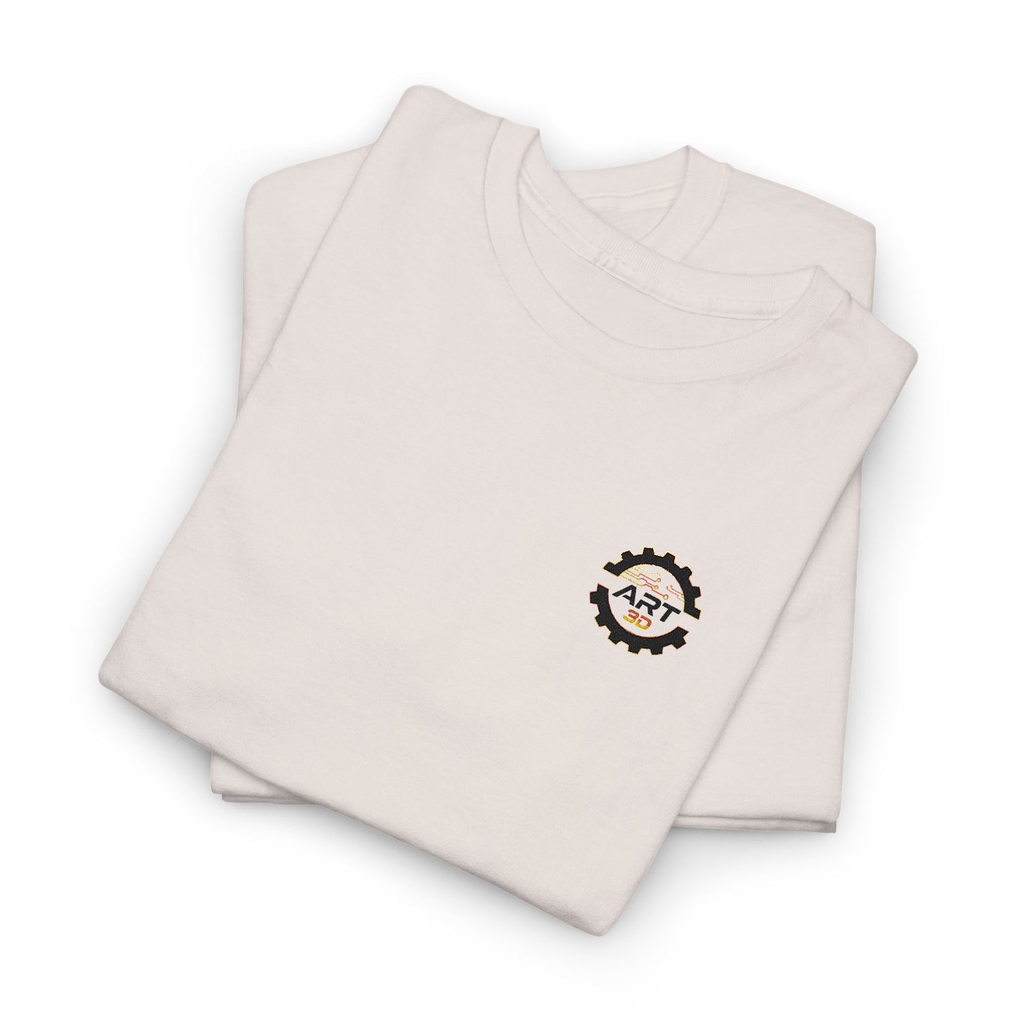 ART3D Black Gear Stacked Vintage Road Trip T‑Shirt