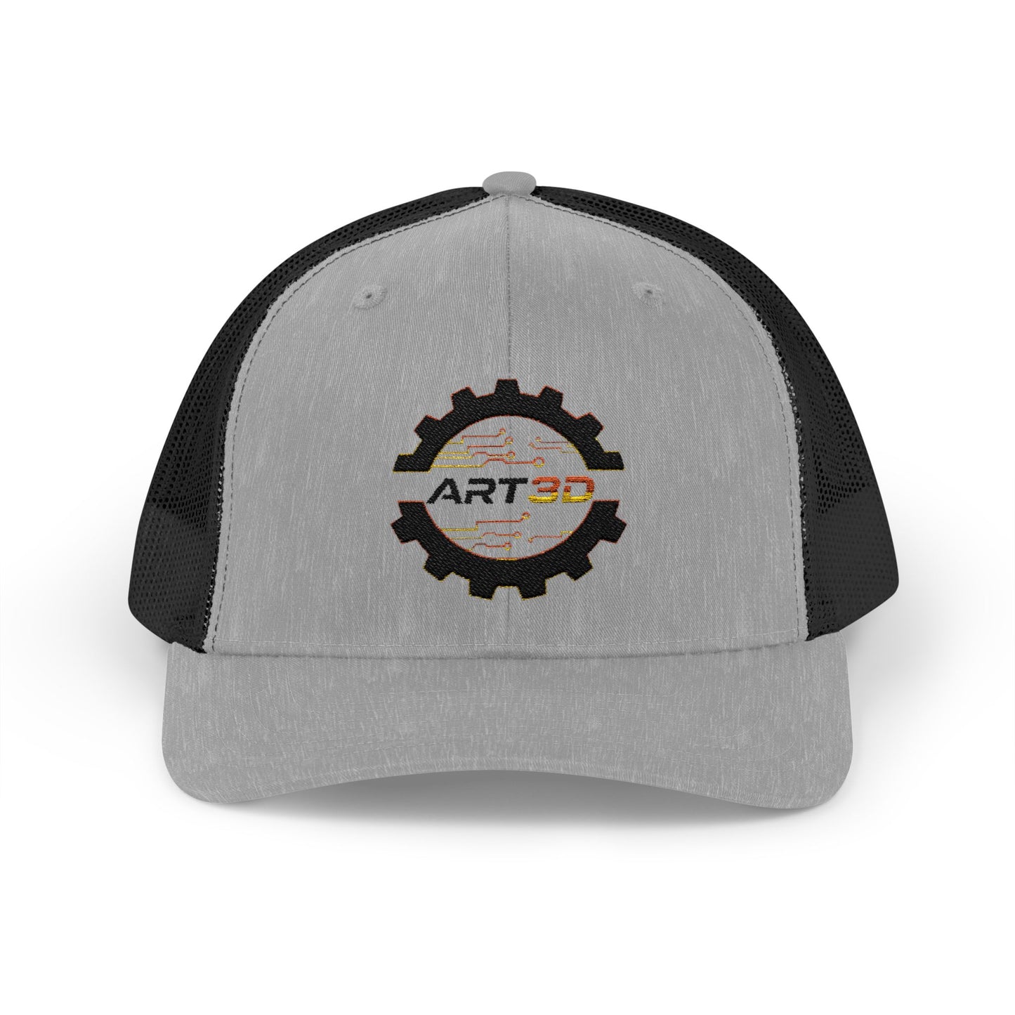 ART3D Black Gear Trucker Cap
