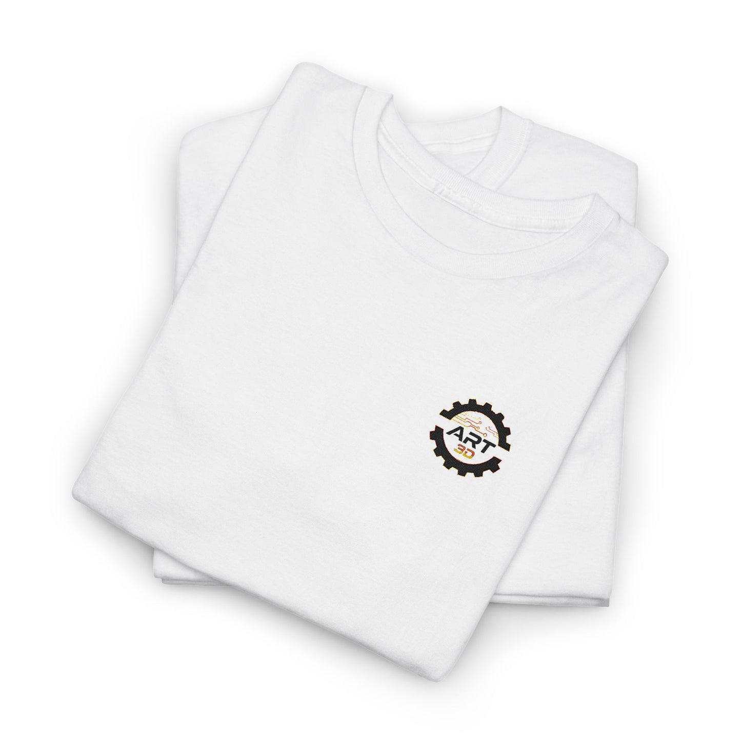 ART3D Black Gear Stacked Vintage Road Trip T‑Shirt