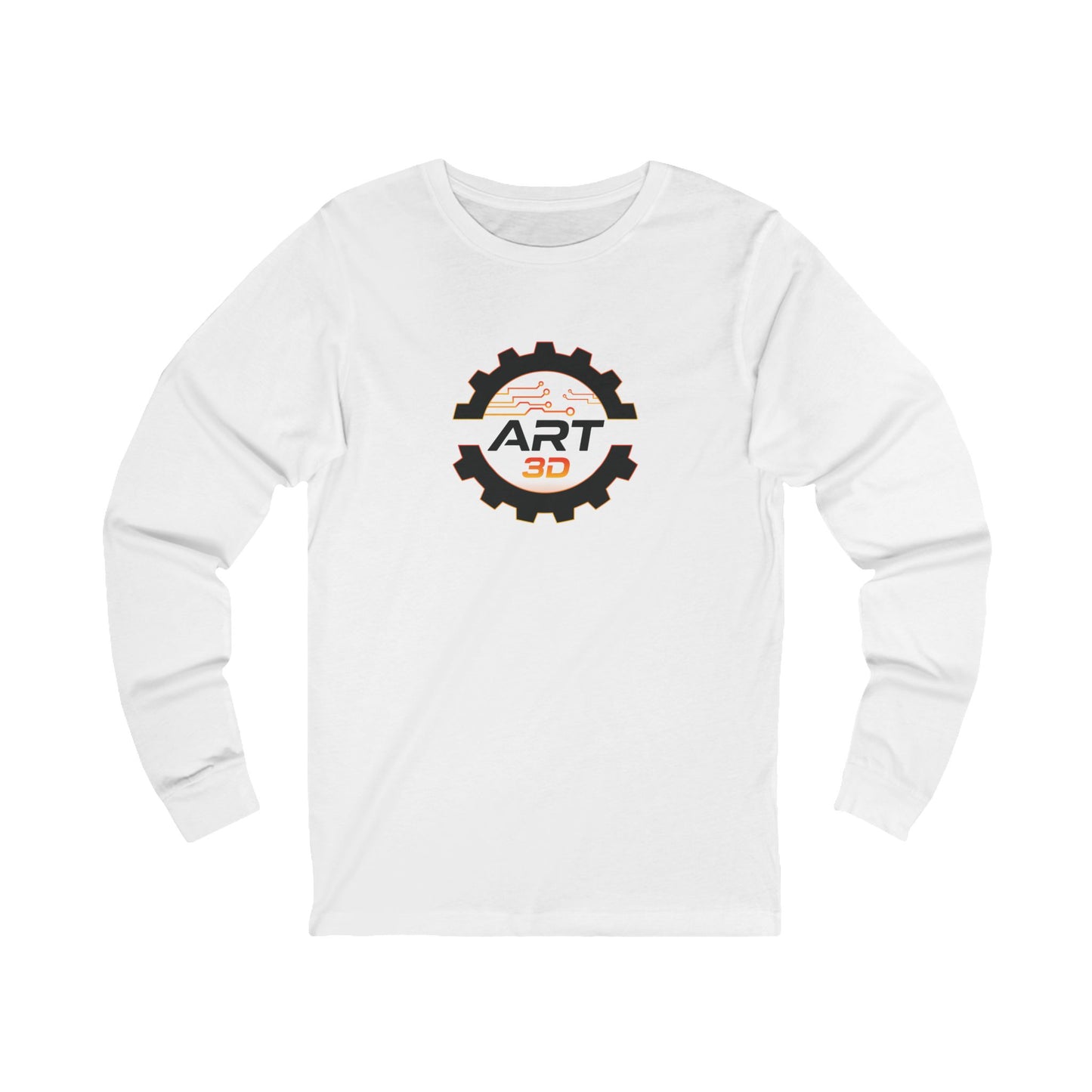 Black Gear Stacked - Long Sleeve Tee